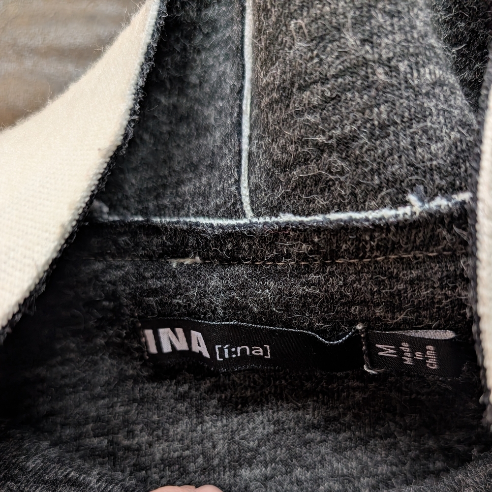 New Cream Two-Piece Set with Black Trim (INA Label) - Picture 6 of 7